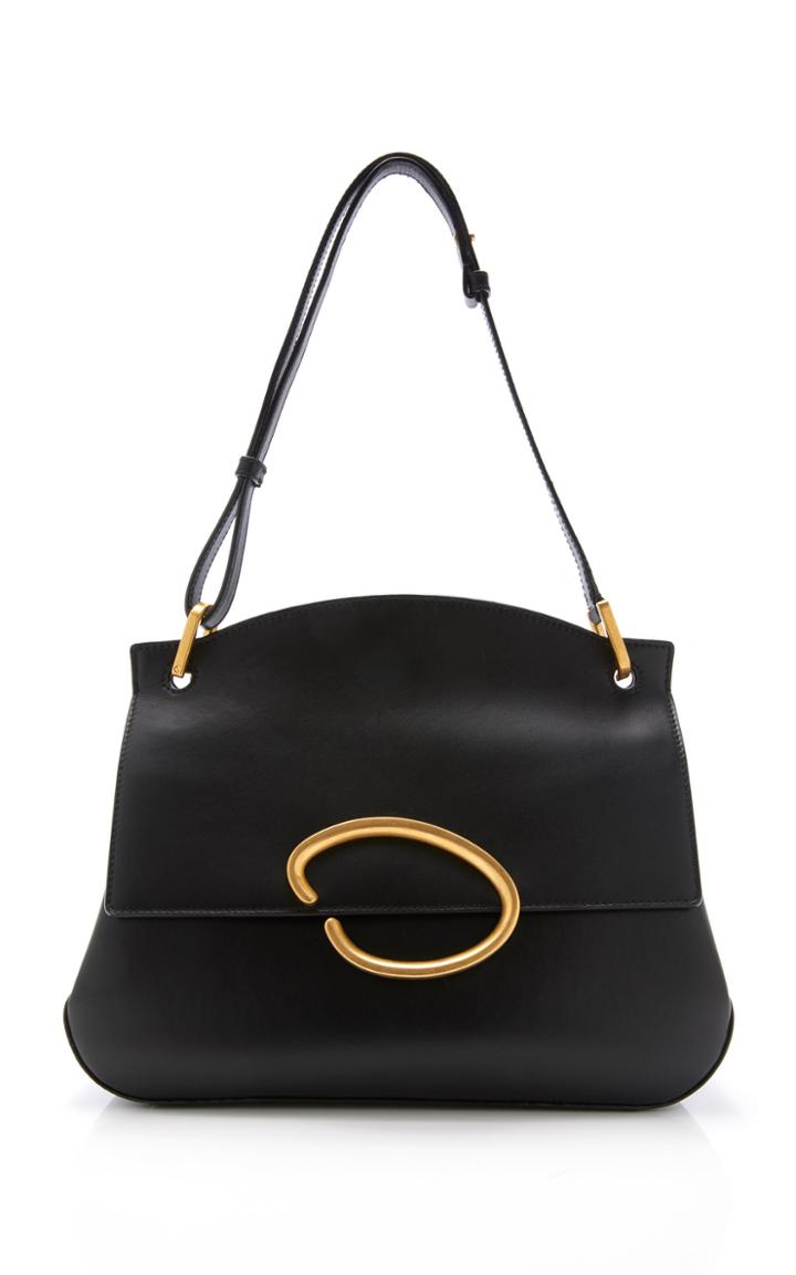 Oscar De La Renta Remedy Leather Shoulder Bag