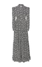 Co Printed Crepe De Chine Dress