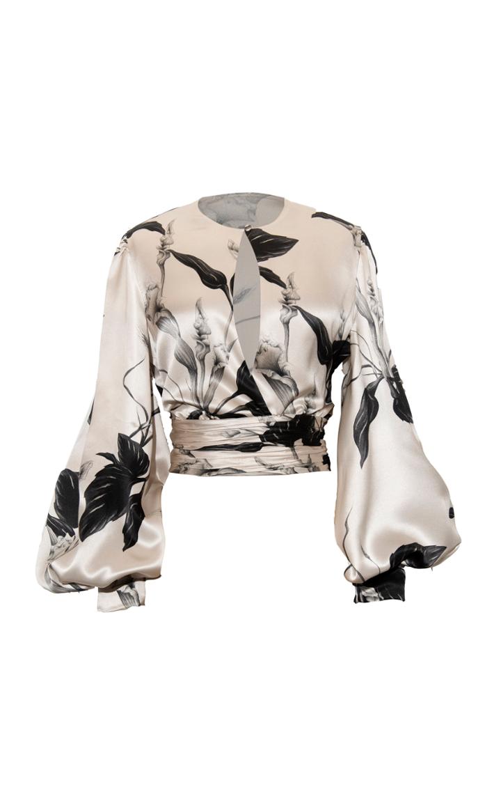 Moda Operandi Andres Otalora Jocky Printed Silk Blouse