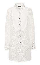 Mi Jong Lee Long Cotton Tuxedo Shirt
