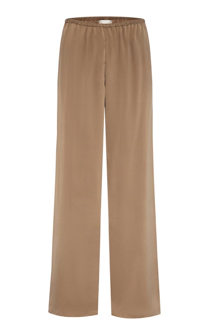 Moda Operandi Harris Tapper Irving Satin Straight-leg Pants