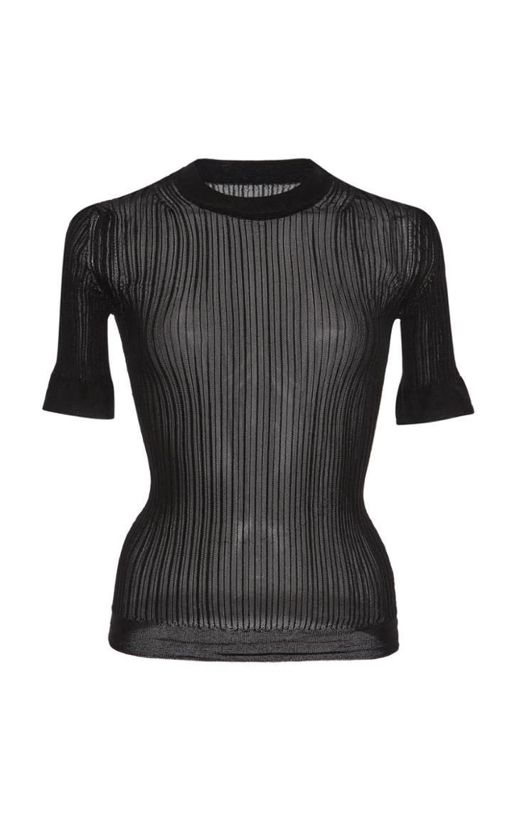 Moda Operandi Cecilie Bahnsen Fabienne Ribbed-knit Top
