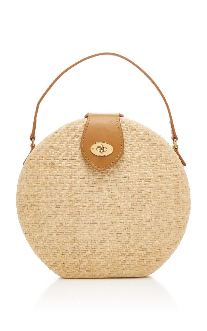 Kayu Peyton Straw Round Bag