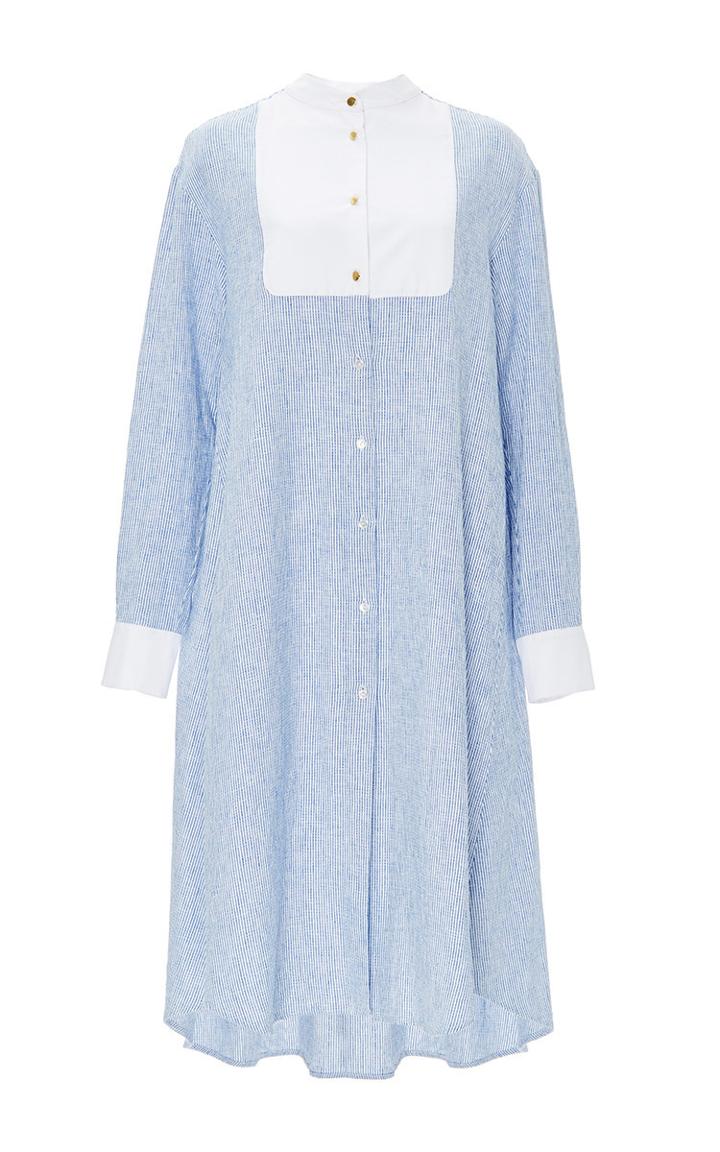 Macgraw Blue Pony Shirtdress