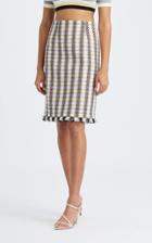 Moda Operandi Oscar De La Renta High-rise Tweed Pencil Skirt