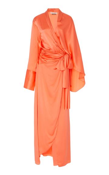 Moda Operandi Hellessy Daya Assymetric Silk Wrap Dress Size: 2
