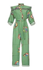 Philosophy Di Lorenzo Serafini Printed Cotton Jumpsuit