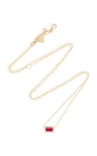 Alison Lou 14k Gold Ruby Diamond Necklace