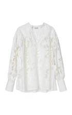 By Malene Birger Chalais Embroidered Lace Top