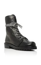 Stuart Weitzman Metermaid Lace-up Leather Boots