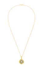 Arman Sarkisyan Small Starburst Locket With Rosecut Diamond Center