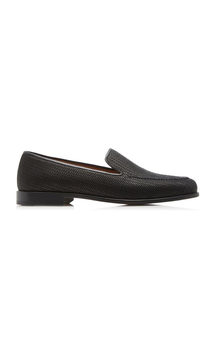 Stubbs & Wootton Venetian Raffia Loafers