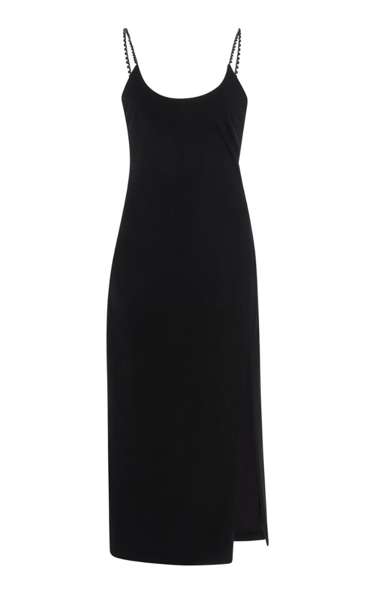 Cushnie Crystal-embellished Stretch-crepe Midi Dress