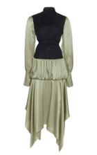 Moda Operandi Matriel Wool & Silk Layered Dress