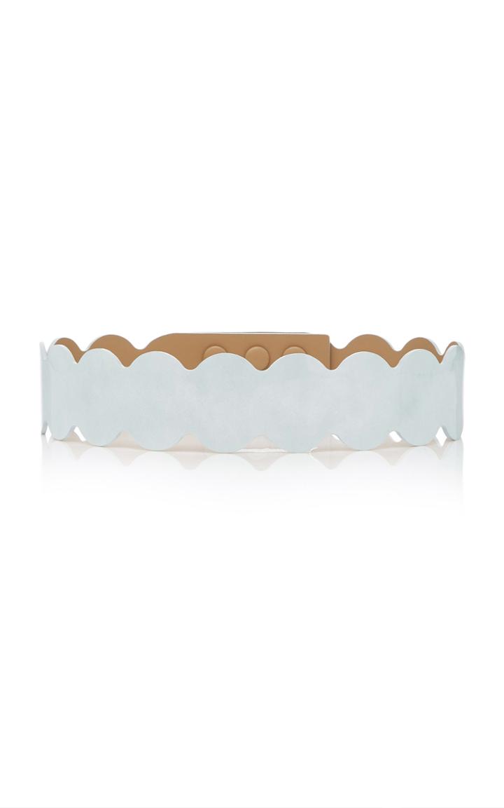 Paule Ka Scalloped Leather Belt