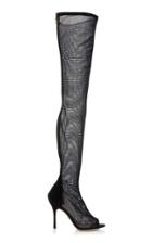 Cushnie Et Ochs Emilio Mesh Over The Knee Boot