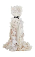 Maticevski Ruffled Osmosis Silk Chiffon Gown