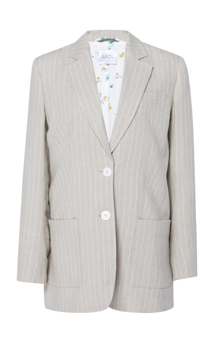 Racil Alfie Stripe Linen Blazer