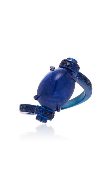 Fabio Salini Assolo Blue Sapphire Ring