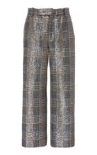 Marc Jacobs Checked Sequin-embellished Pants