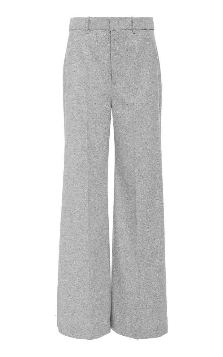 Joseph Jess Herringbone Flared-leg Pant