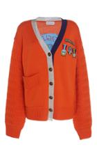 Mira Mikati Scout Patch And Embroidered Cardigan