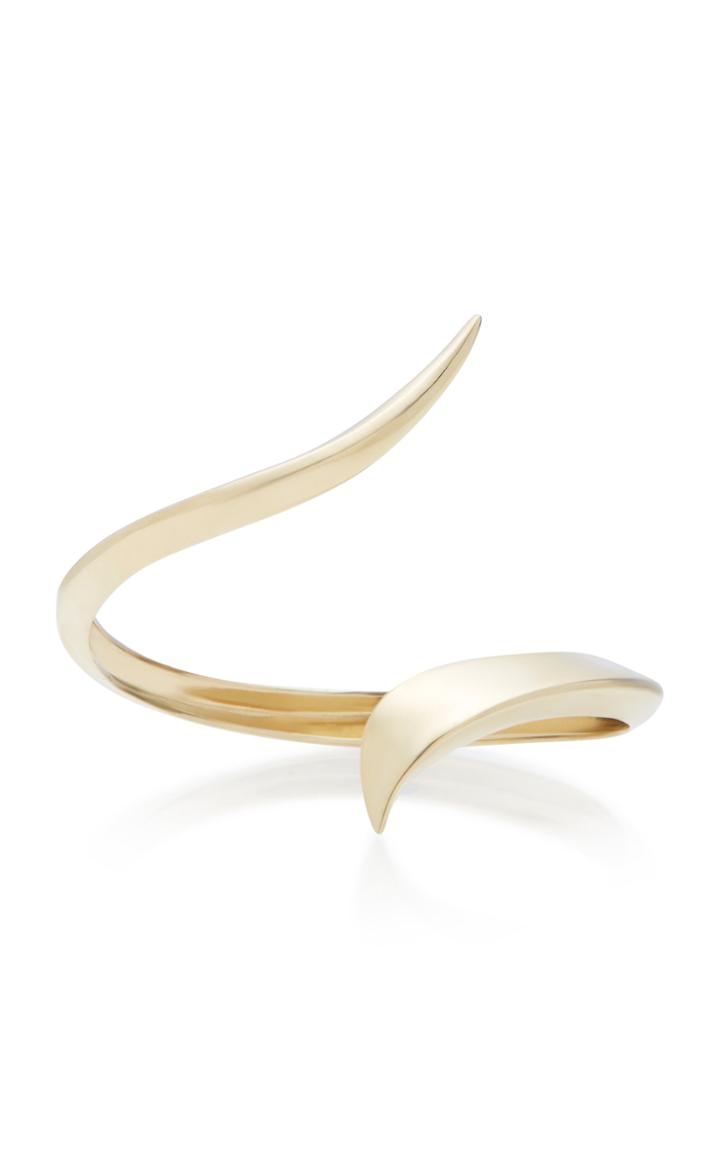 Bea Bongiasca Heliconia 9k Gold Open Cuff