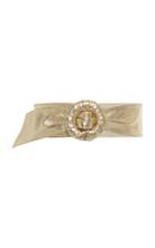 Blumarine Belt With Round Buckle