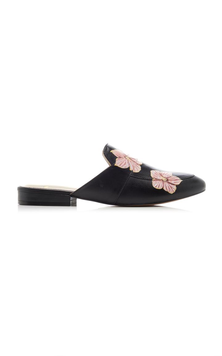 Alepel M'o Exclusive: Antique Floral Mules