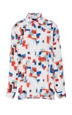 Rosetta Getty Classic Printed Button Up Shirt