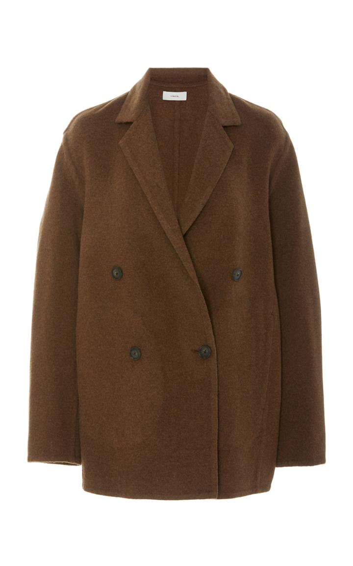 Vince Double-breasted Boucl Cardigan Coat