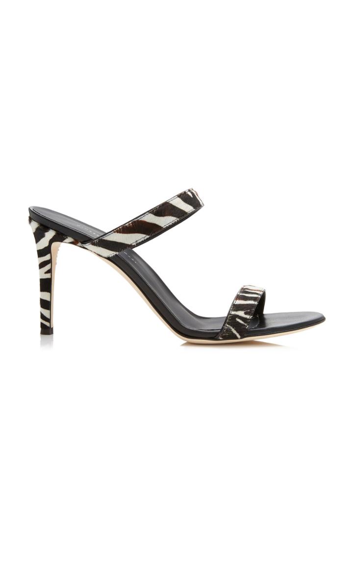 Giuseppe Zanotti Marti Zebra-print Calf Hair Sandals