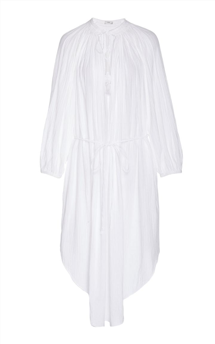 Vince Long Sleeve Poet Dress