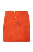 Diane Von Furstenberg Button Front Mini Skirt