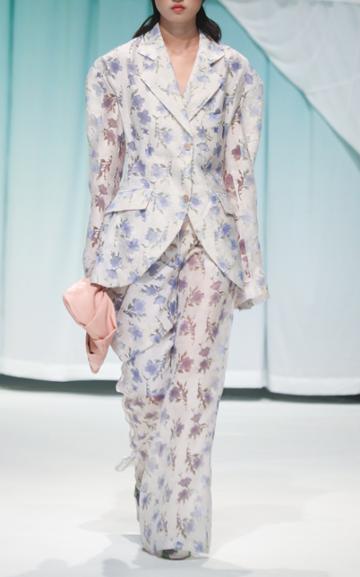 Moda Operandi Yuhan Wang Floral Jacquard Blazer