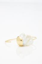 Mizuki 14k Fluid Gold X Large Pearl Cuff