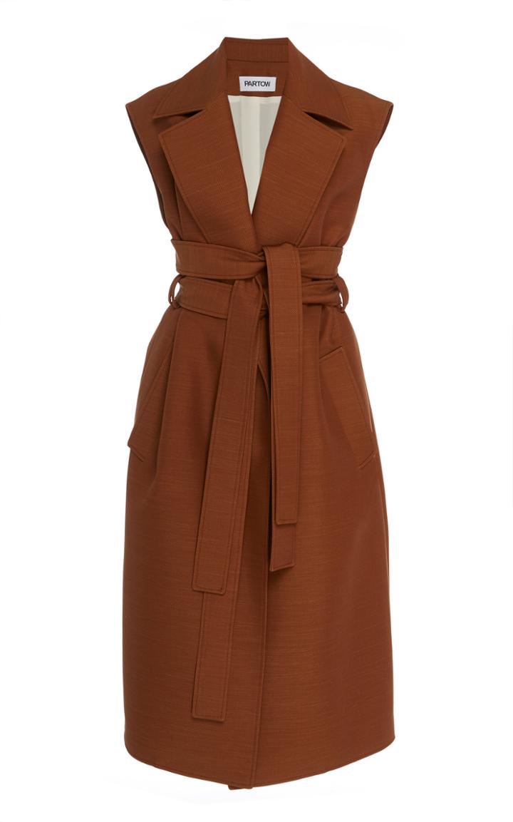 Partow Abigail Wool-silk Vest