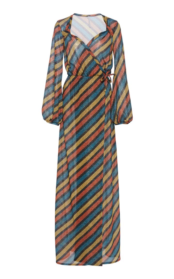 Alcoolique Margaritas Long Wrap Dress