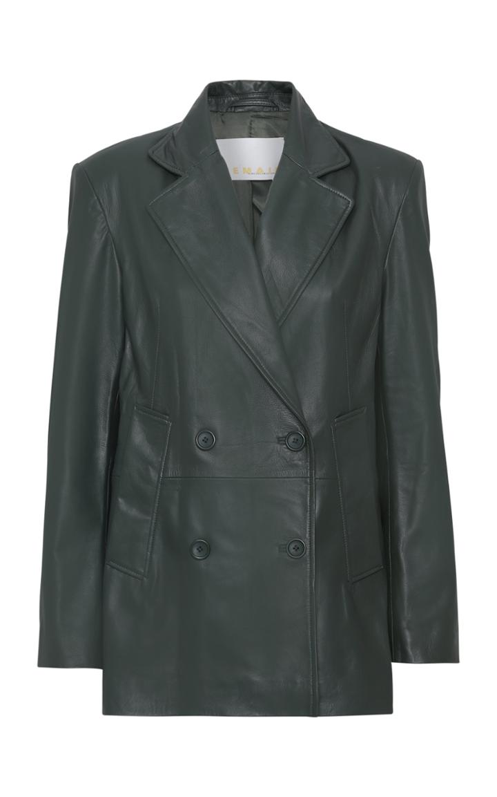 Remain Debbie Oversized Leather Blazer