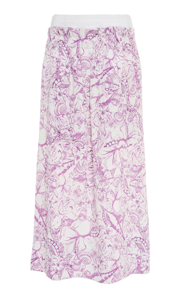 Tibi Isa Silk Overlay Skirt