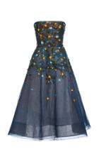 Moda Operandi J. Mendel Embroidered Strapless Tulle Dress Size: 0