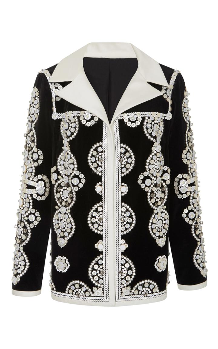 Tory Burch Fremont Velvet Jacket