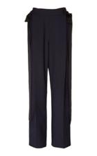 Oscar De La Renta Bow-accented Wool Pants