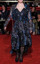 Christian Siriano V Neck A Line Dress