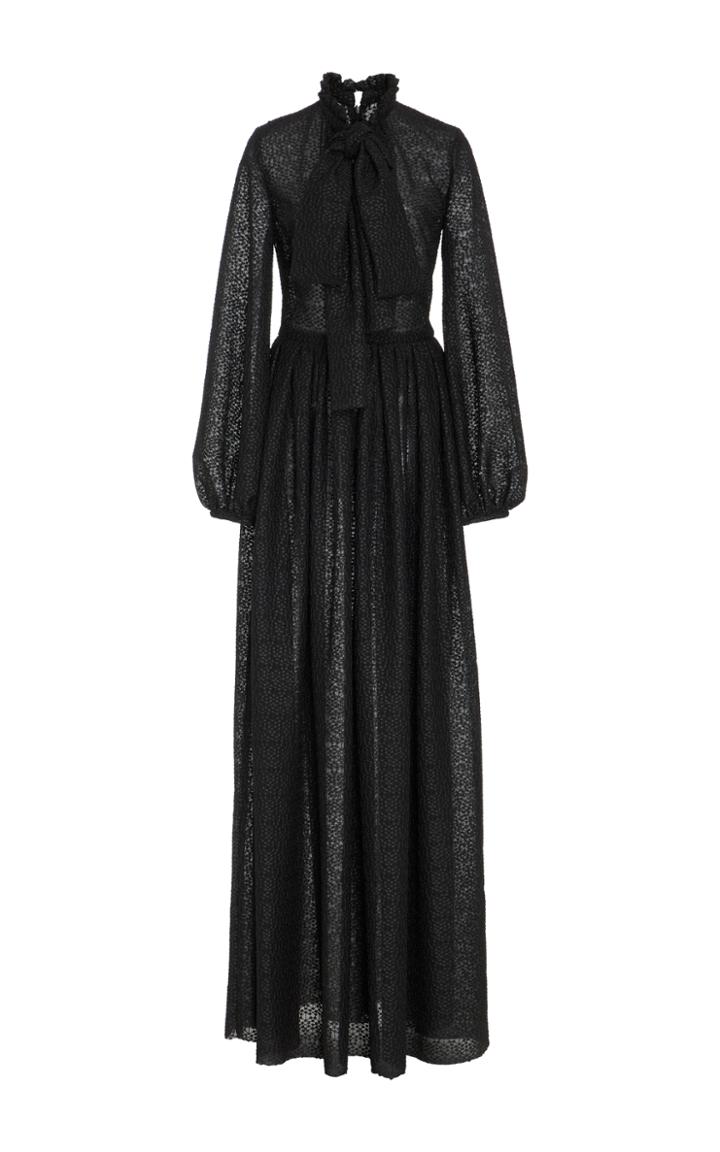 By. Bonnie Young Web Embroidery Maxi Dress