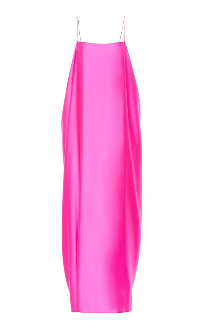 Bernadette Antwerp Meredith Silk-satin Midi Dress