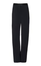 Victoria Beckham Satin-trim Wide-leg Tuxedo Trouser