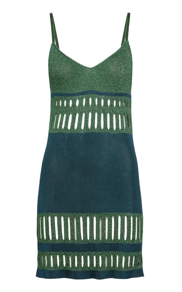 Moda Operandi Missoni Lurex Cutout Mini Dress