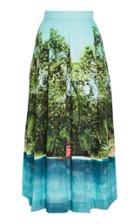 Isolda Rio A-line Pleated Skirt