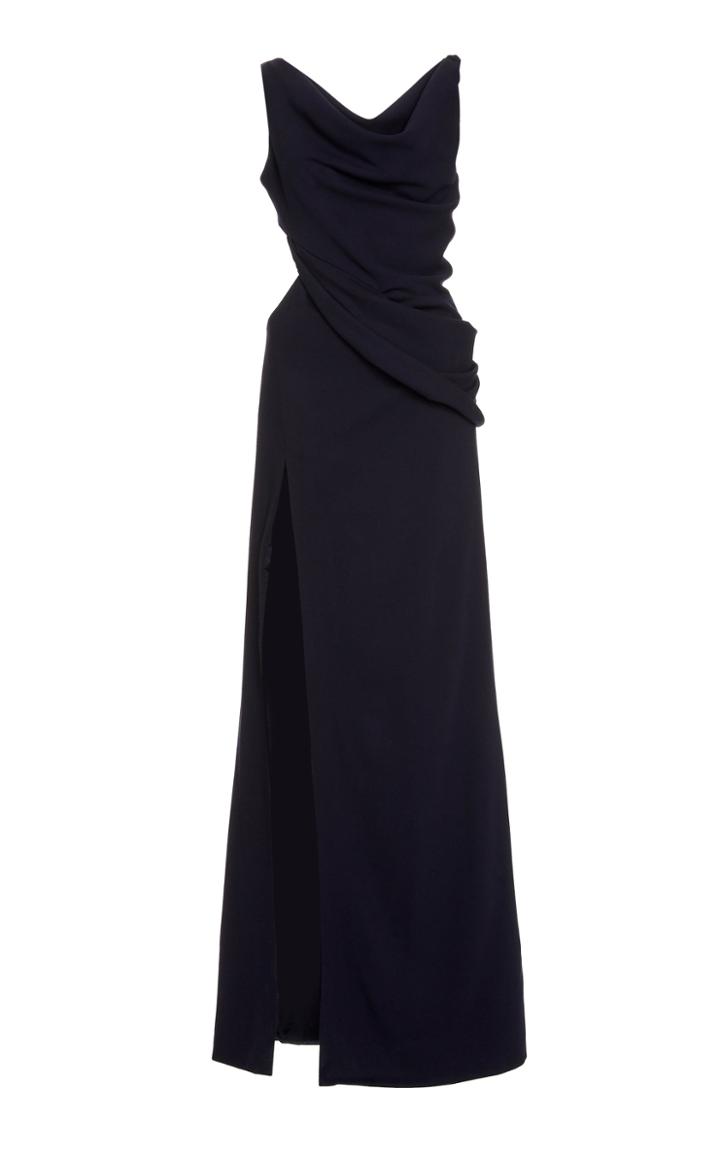 Moda Operandi Alitte Slit Cotton Crepe Dress